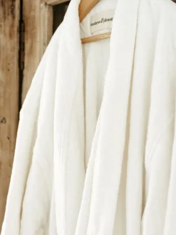 Business & Pleasure Co. Robe & Slipper Set - Antique White