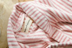 Business & Pleasure Co. Robe & Slipper Set - Lauren'S Pink Stripe
