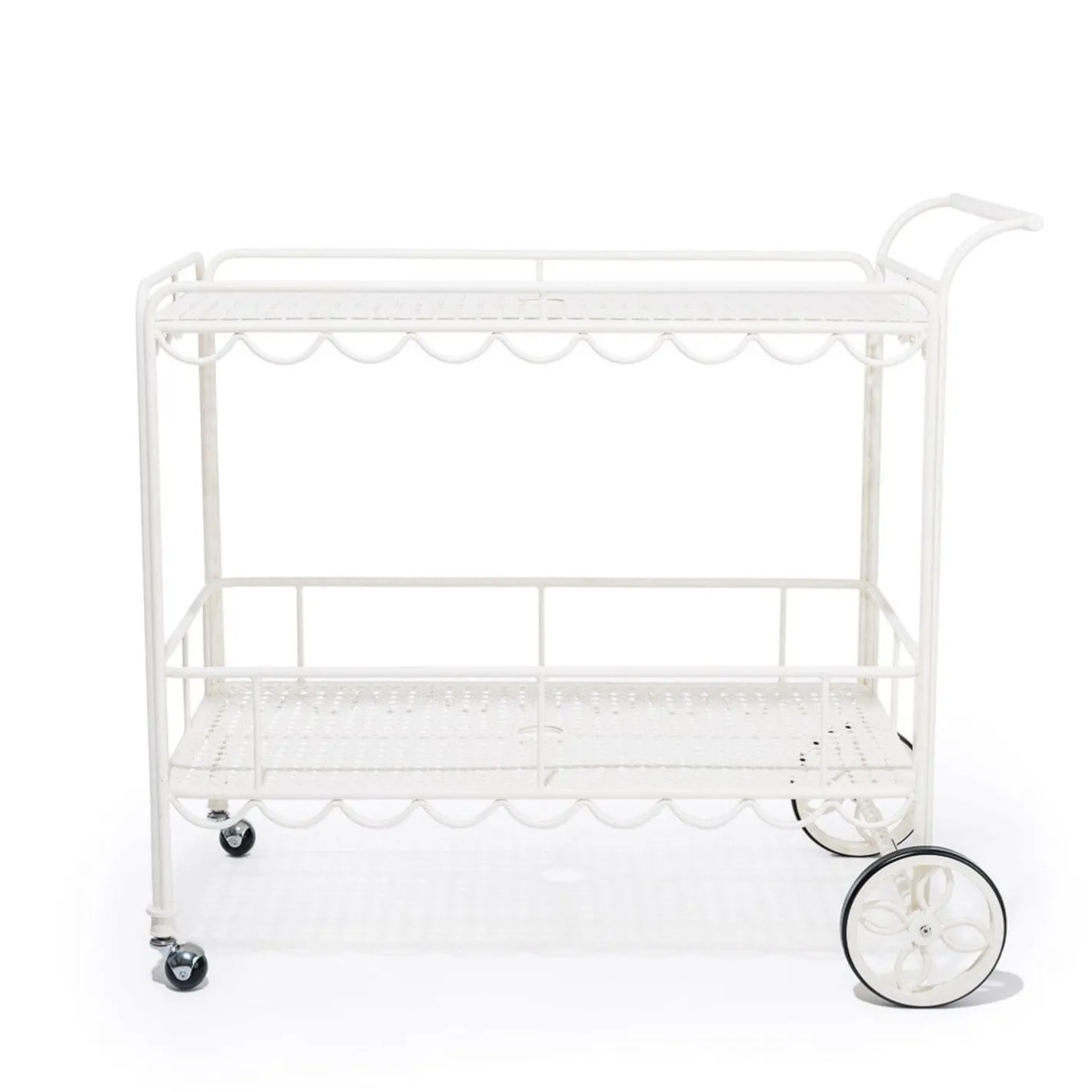 Business & Pleasure Co. The Al Fresco Bar Cart - Antique White