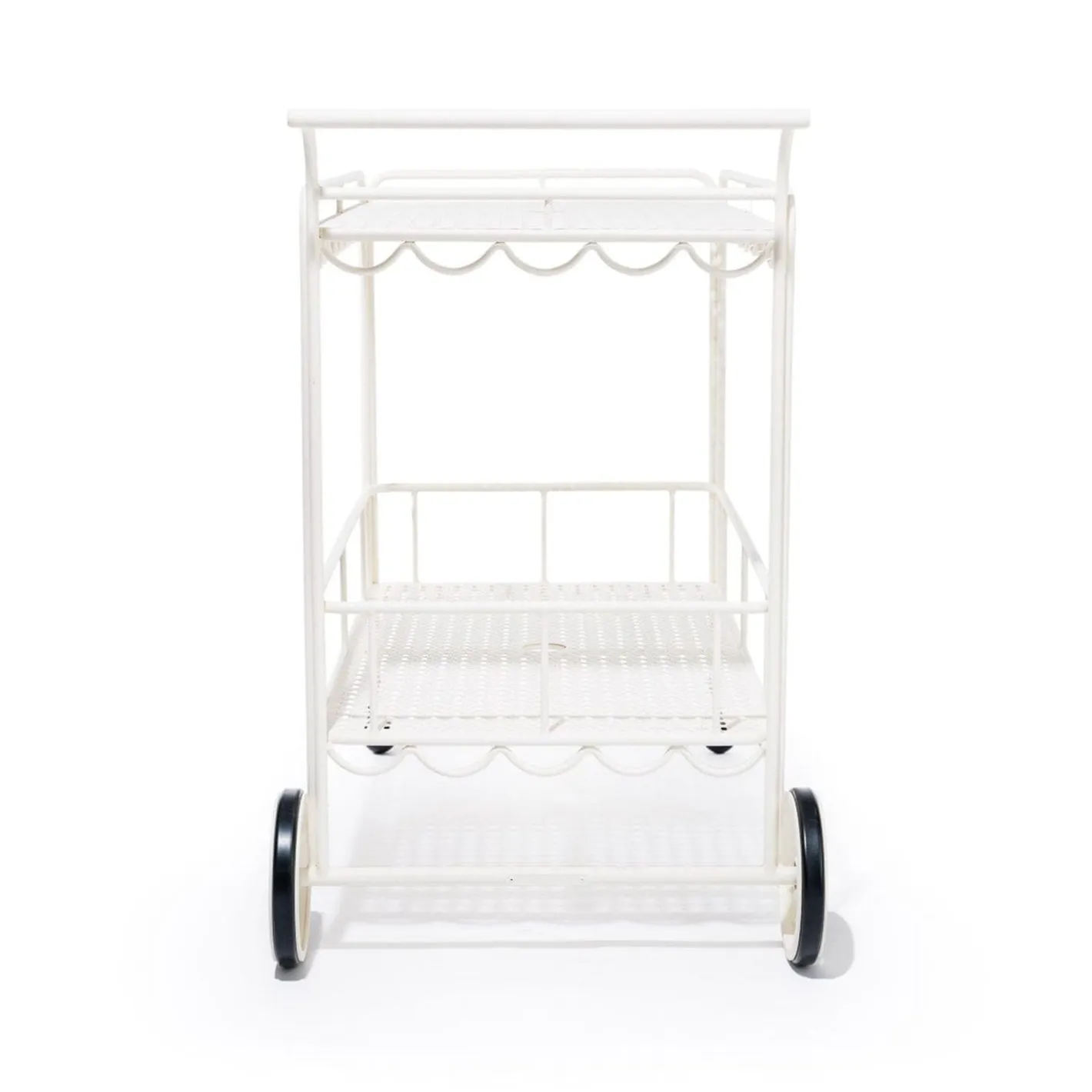 Business & Pleasure Co. The Al Fresco Bar Cart - Antique White