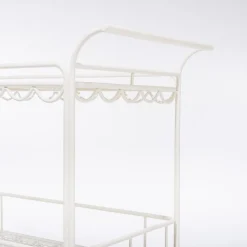 Business & Pleasure Co. The Al Fresco Bar Cart - Antique White