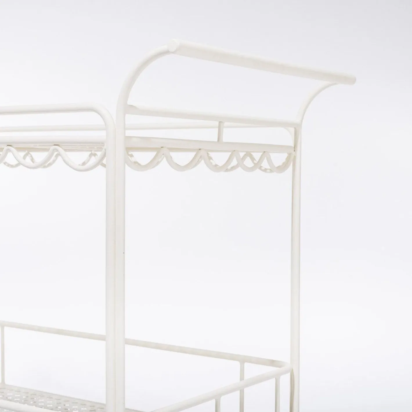 Business & Pleasure Co. The Al Fresco Bar Cart - Antique White