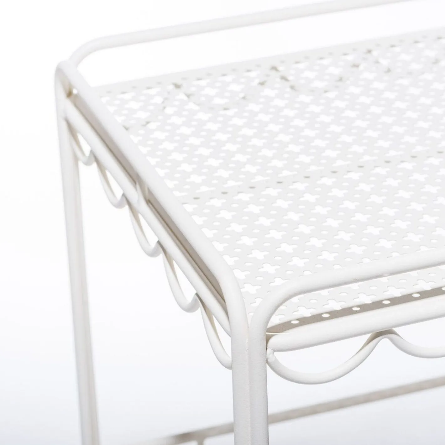 Business & Pleasure Co. The Al Fresco Bar Cart - Antique White