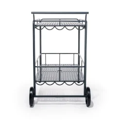 Business & Pleasure Co. The Al Fresco Bar Cart - Vintage Black