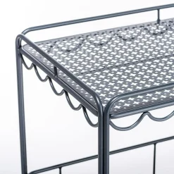 Business & Pleasure Co. The Al Fresco Bar Cart - Vintage Black
