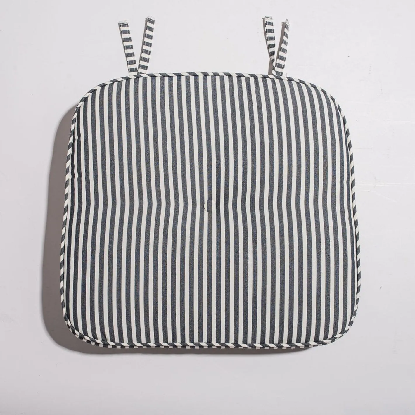 Business & Pleasure Co. The Al Fresco Chair Cushion - Lauren'S Navy Stripe