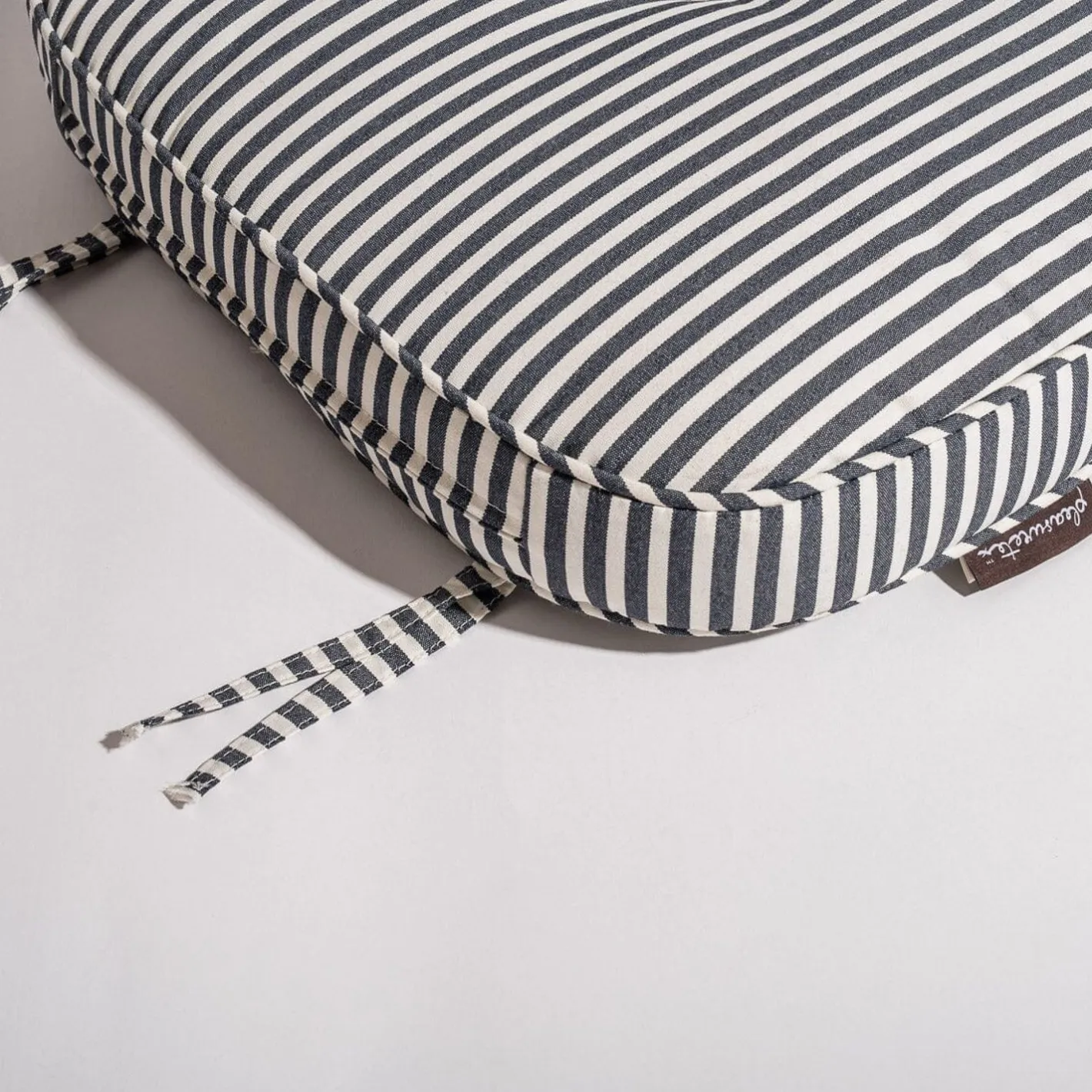 Business & Pleasure Co. The Al Fresco Chair Cushion - Lauren'S Navy Stripe