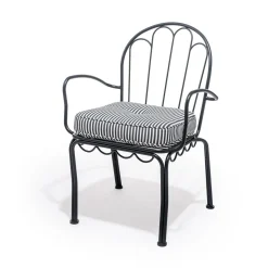 Business & Pleasure Co. The Al Fresco Chair Cushion - Lauren'S Navy Stripe