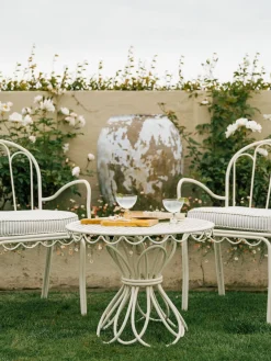 Business & Pleasure Co. The Al Fresco Chair Cushion - Lauren'S Sage Stripe