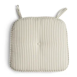 Business & Pleasure Co. The Al Fresco Chair Cushion - Lauren'S Sage Stripe