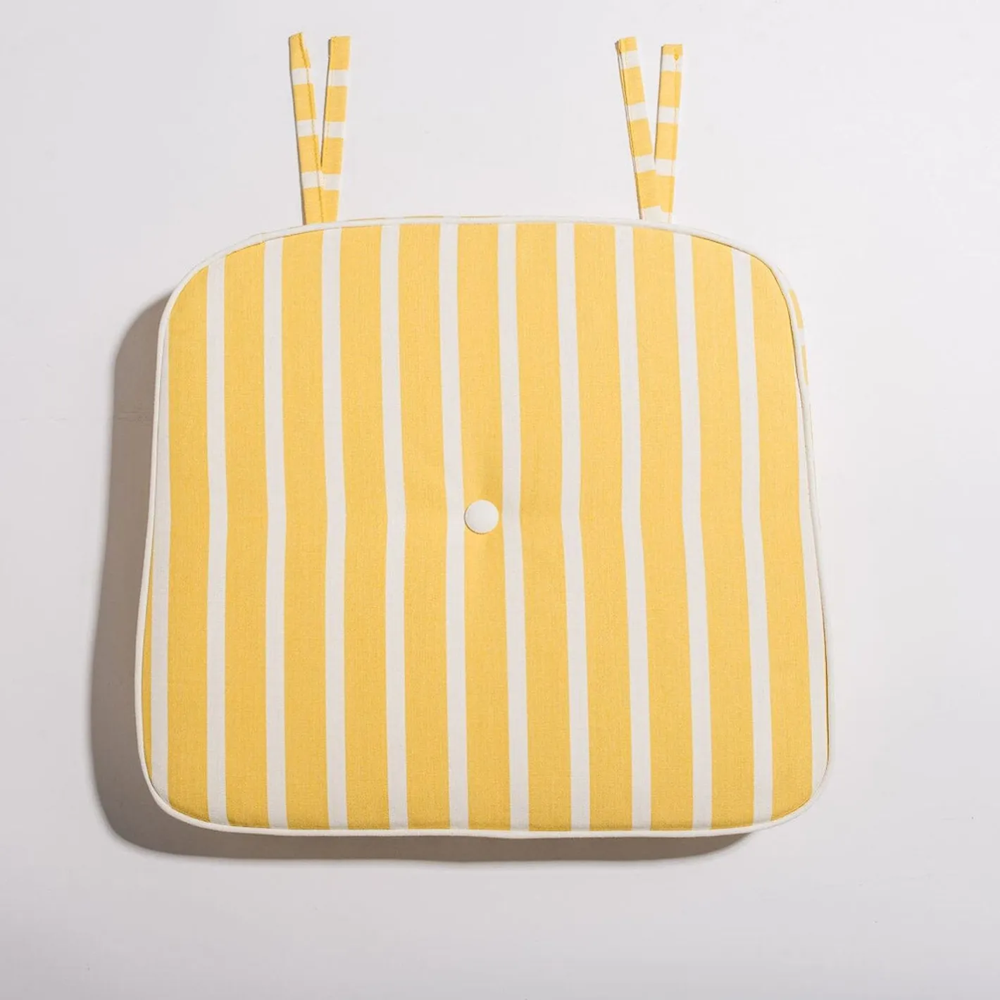 Business & Pleasure Co. The Al Fresco Chair Cushion - Monaco Mimosa Stripe