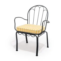 Business & Pleasure Co. The Al Fresco Chair Cushion - Monaco Mimosa Stripe