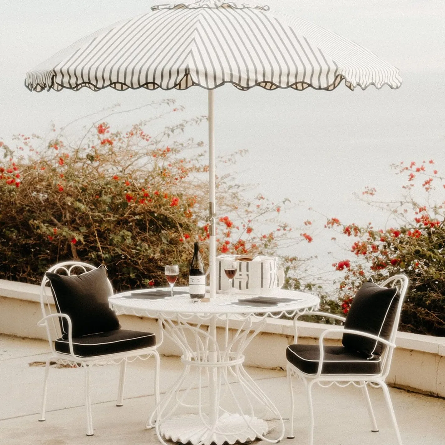 Business & Pleasure Co. The Al Fresco Chair Cushion - Rivie Black