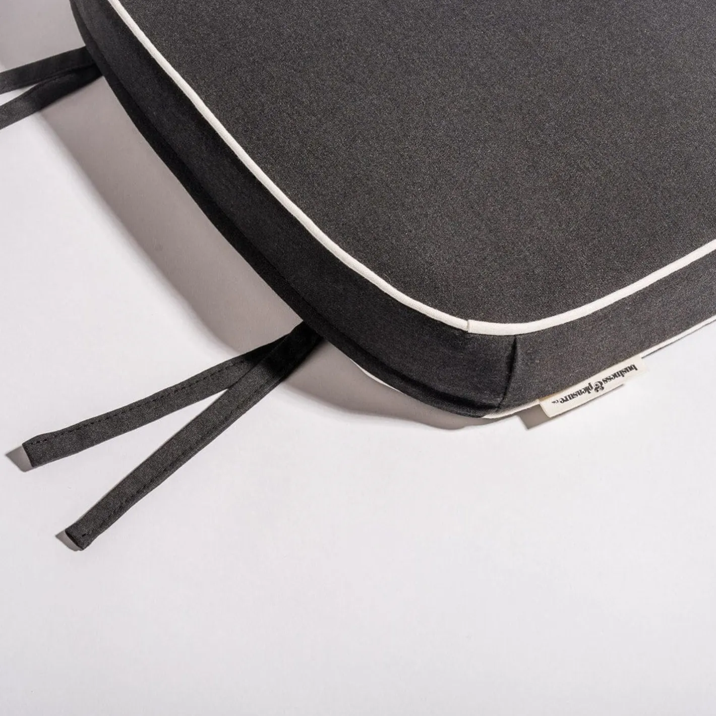 Business & Pleasure Co. The Al Fresco Chair Cushion - Rivie Black