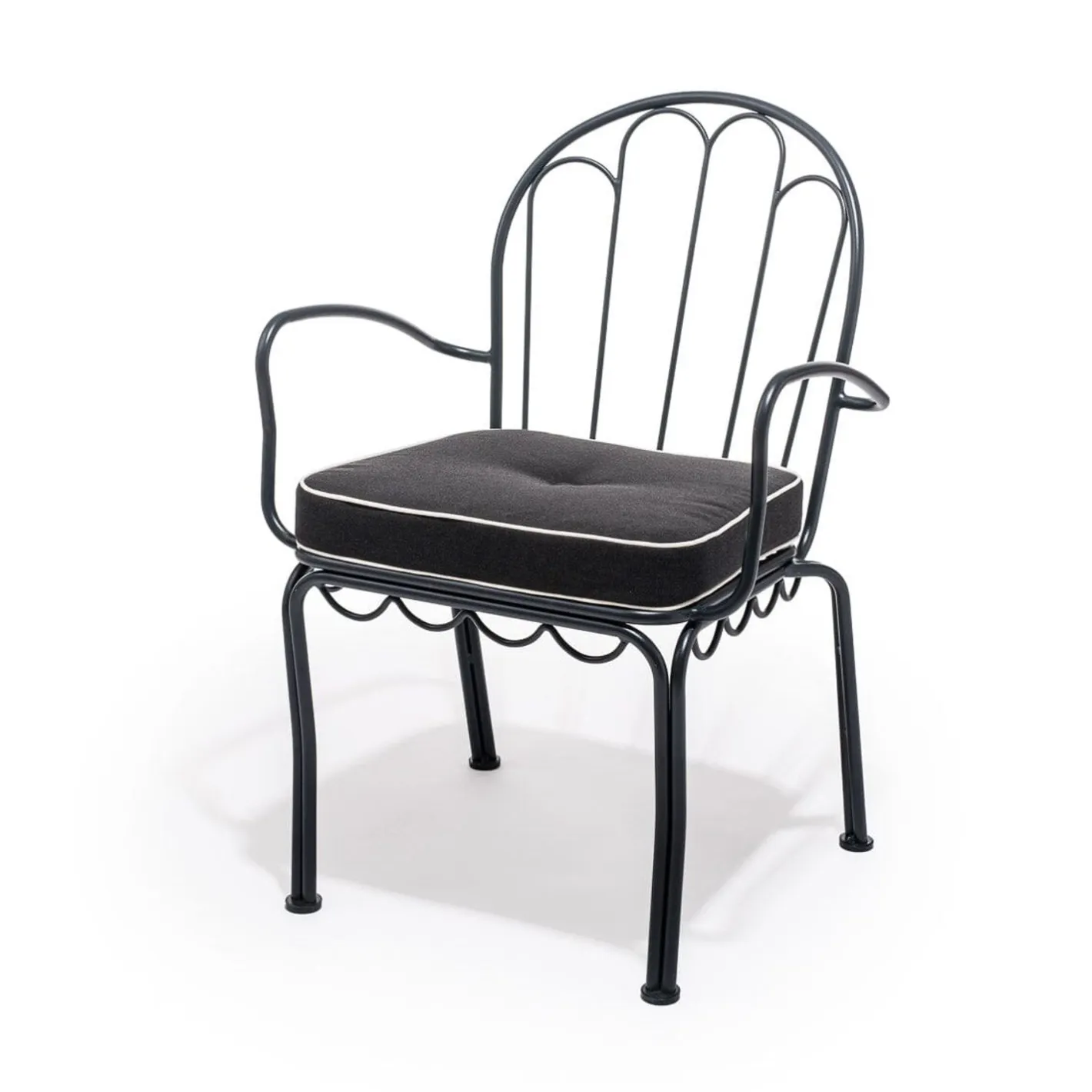 Business & Pleasure Co. The Al Fresco Chair Cushion - Rivie Black