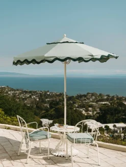 Business & Pleasure Co. The Al Fresco Chair Cushion - Rivie Green