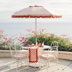 Business & Pleasure Co. The Al Fresco Chair Cushion - Rivie Pink