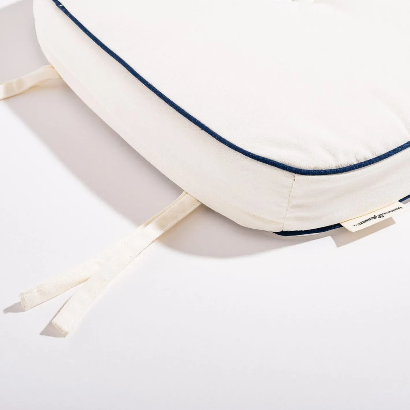 Business & Pleasure Co. The Al Fresco Chair Cushion - Rivie White