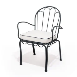 Business & Pleasure Co. The Al Fresco Chair Cushion - Rivie White