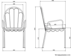 Business & Pleasure Co. The Al Fresco Dining Chair - Antique White