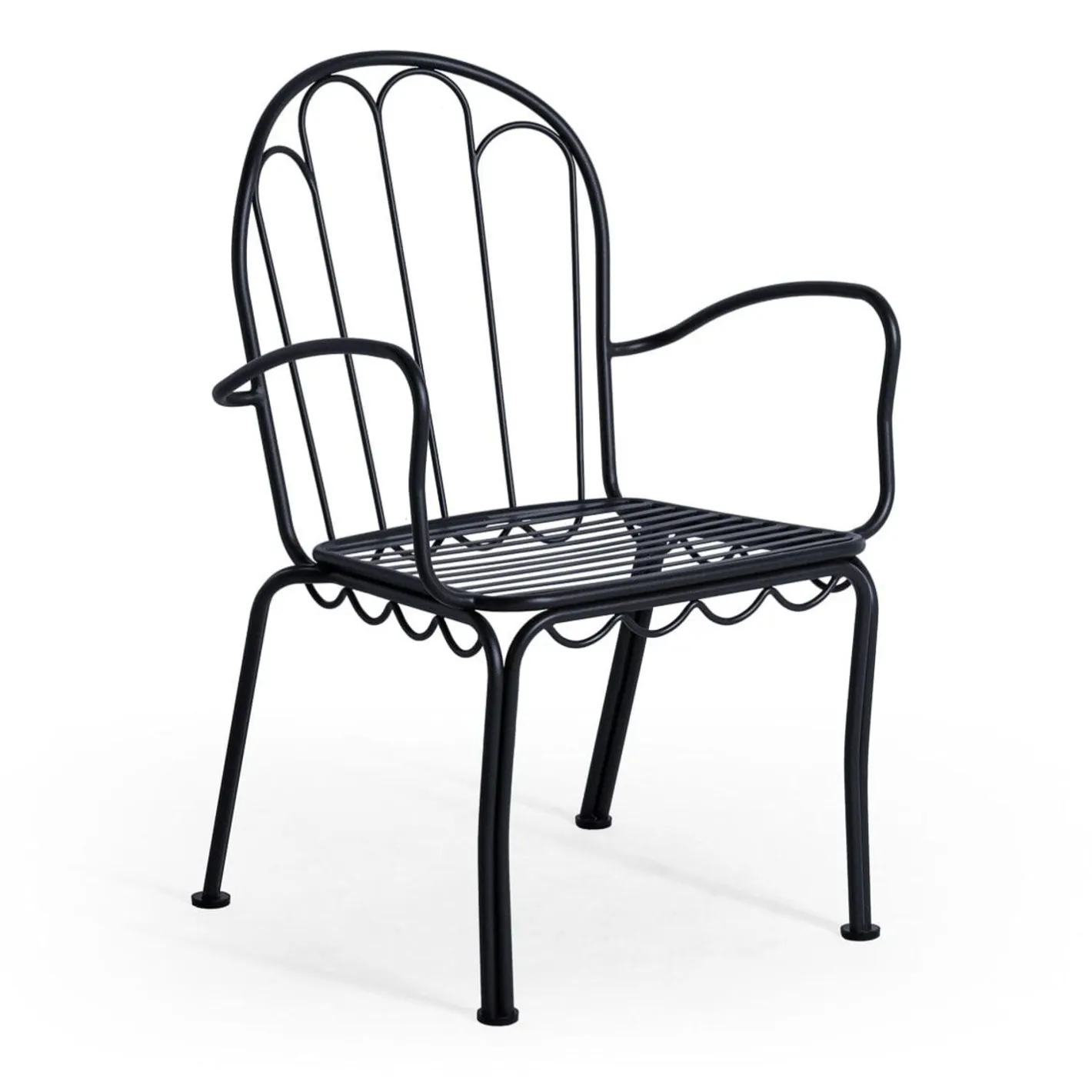 Business & Pleasure Co. The Al Fresco Dining Chair - Vintage Black