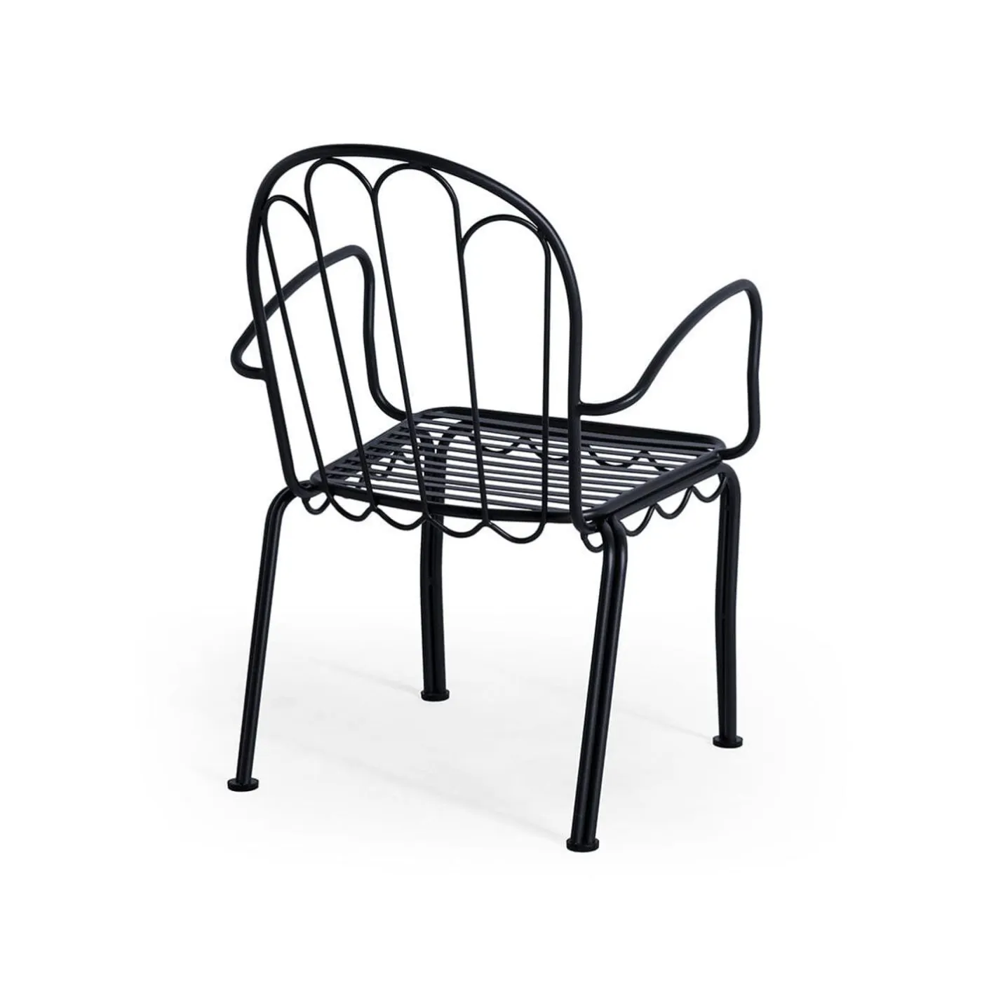 Business & Pleasure Co. The Al Fresco Dining Chair - Vintage Black