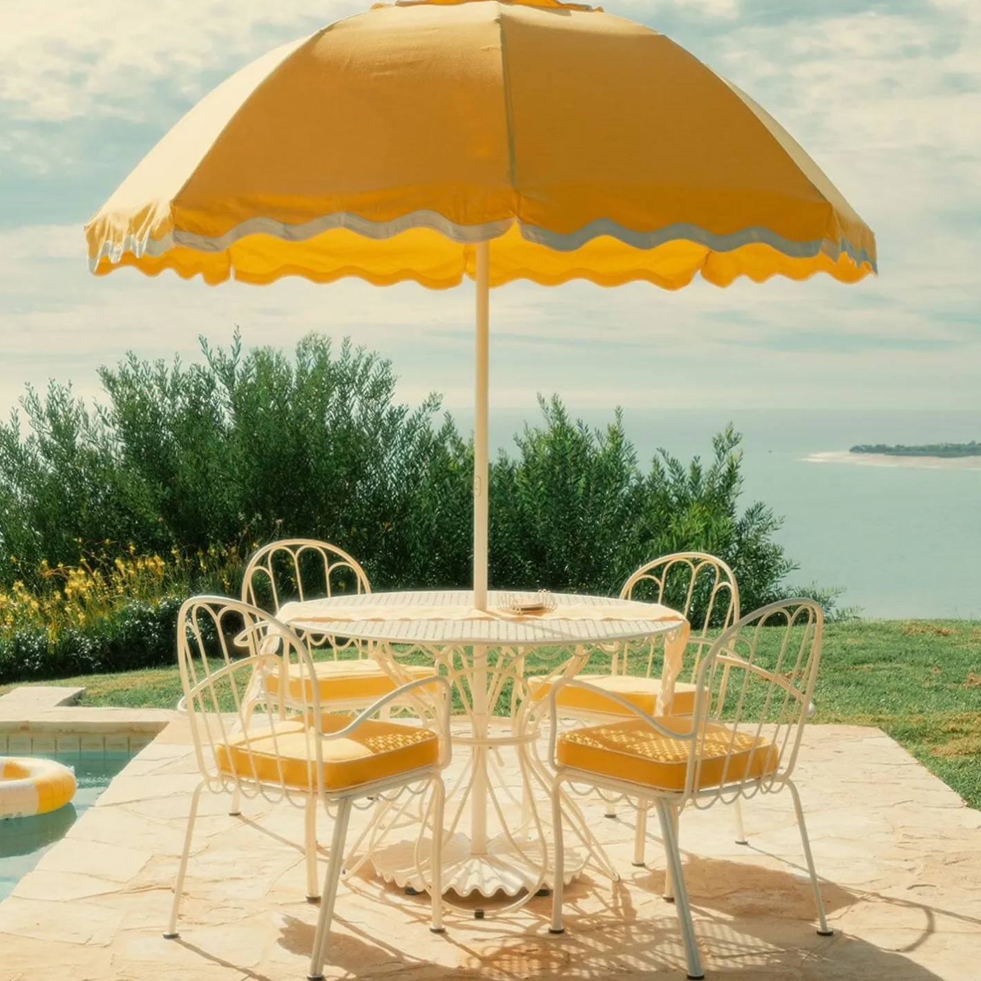 Business & Pleasure Co. The Al Fresco Dining Table - Antique White