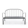 Business & Pleasure Co. The Al Fresco Love Seat - Vintage Black