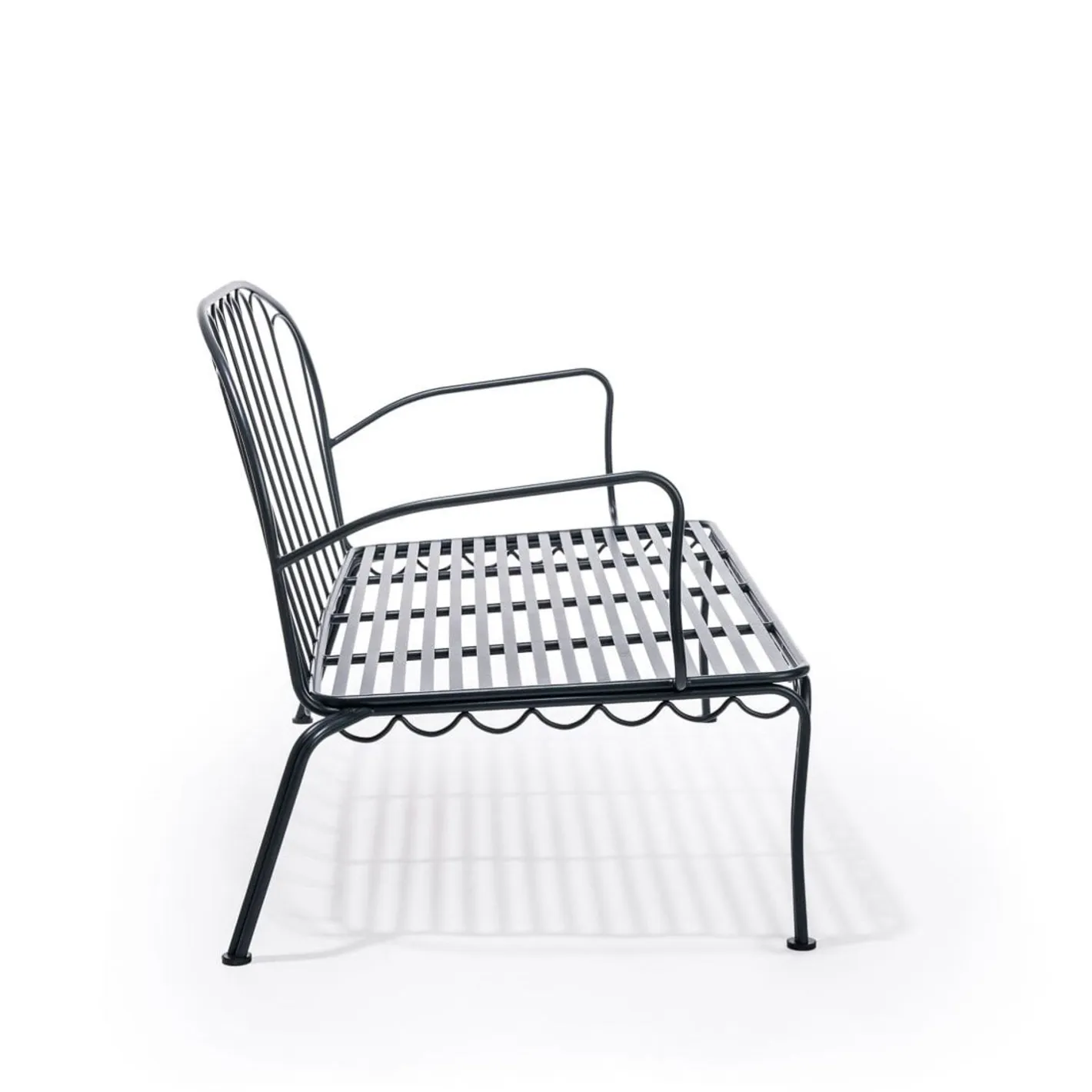 Business & Pleasure Co. The Al Fresco Love Seat - Vintage Black