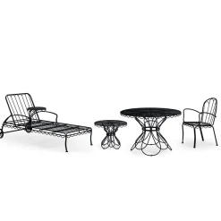 Business & Pleasure Co. The Al Fresco Side Table - Vintage Black