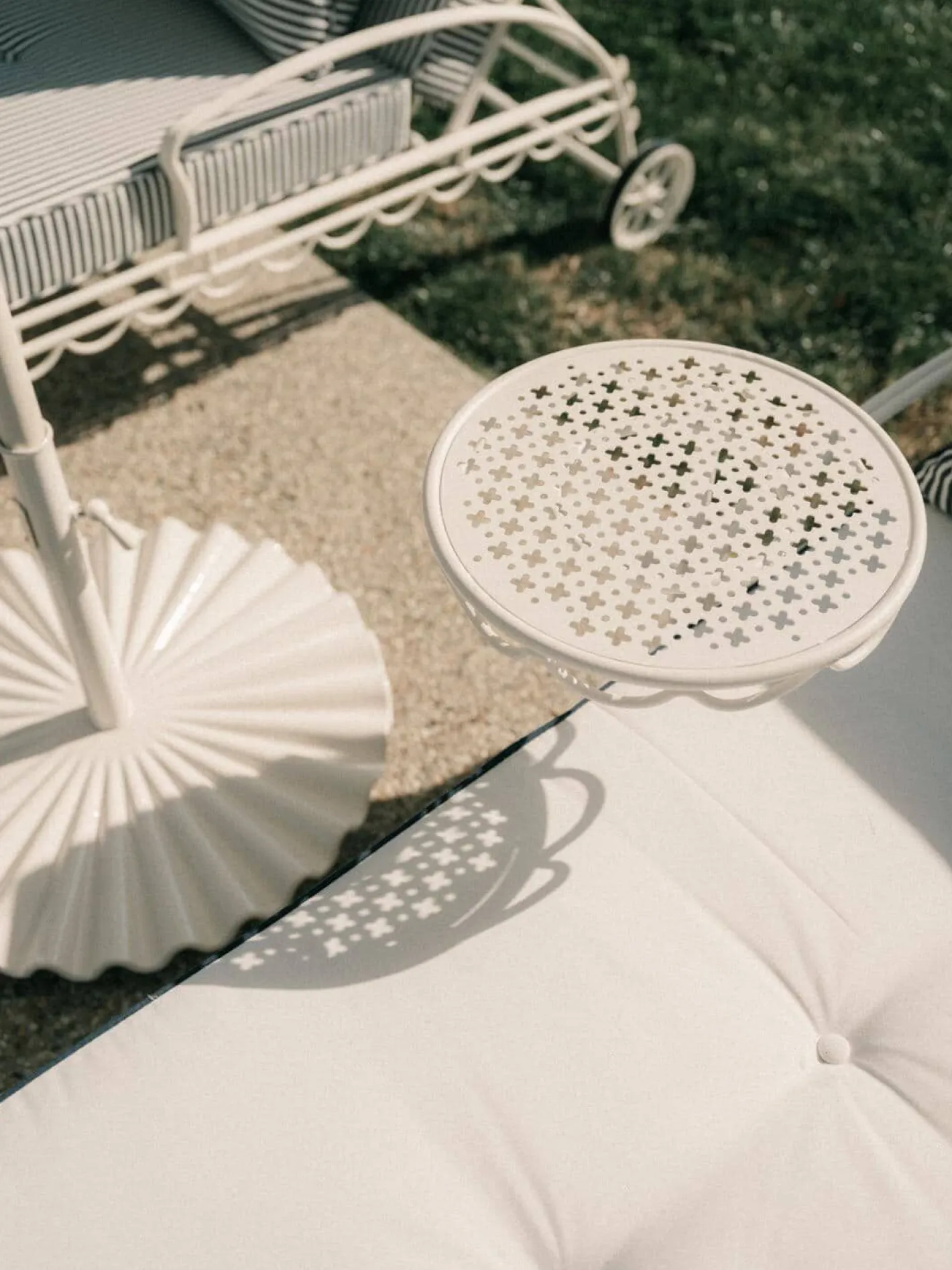 Business & Pleasure Co. The Al Fresco Sun Lounger - Antique White