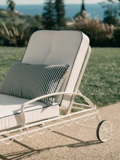 Business & Pleasure Co. The Al Fresco Sun Lounger - Antique White