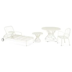 Business & Pleasure Co. The Al Fresco Sun Lounger - Antique White