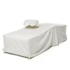 Business & Pleasure Co. The Al Fresco Sun Lounger Cover - Lauren'S Sage Stripe