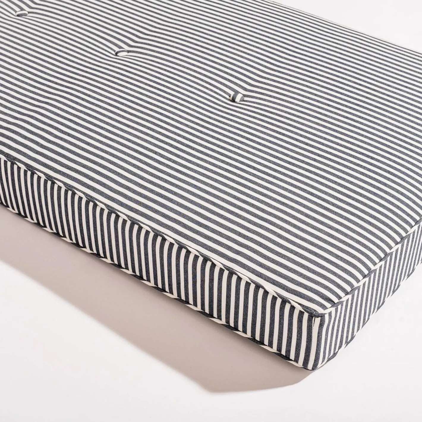 Business & Pleasure Co. The Al Fresco Sun Lounger Cushion - Lauren'S Navy Stripe