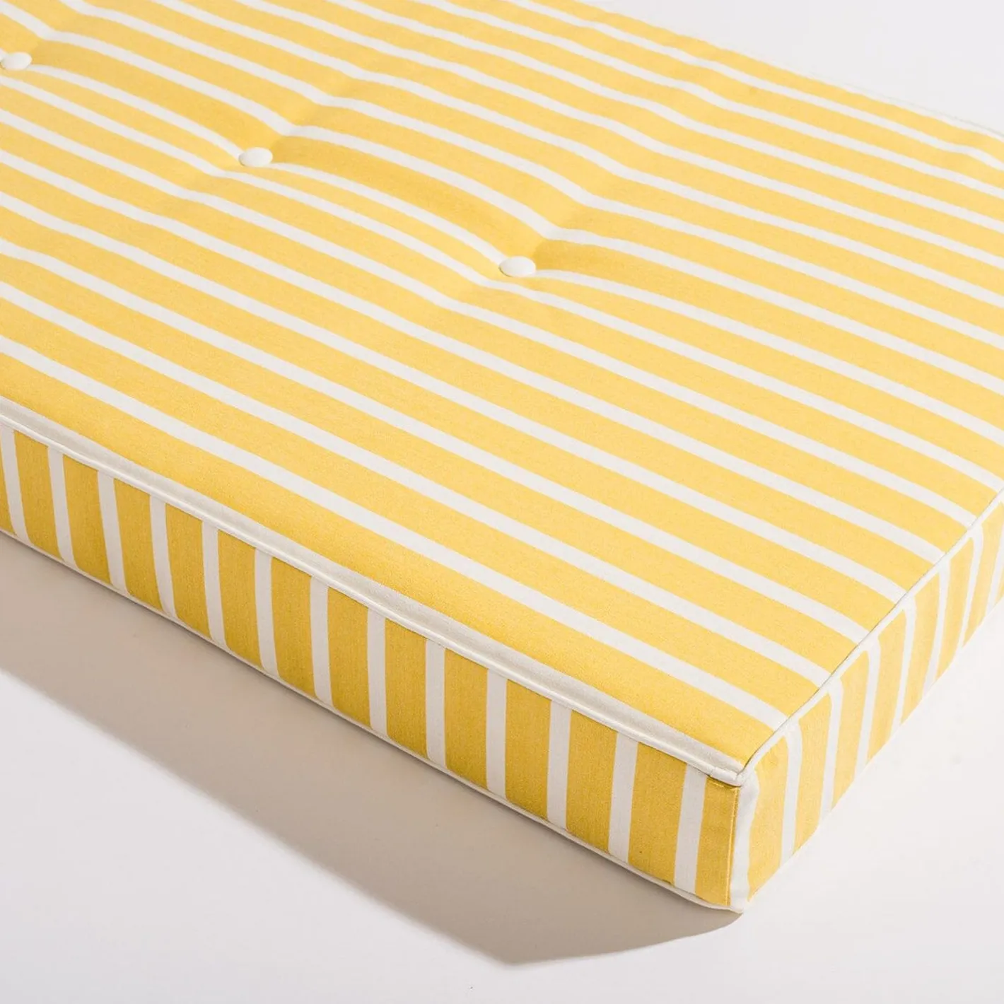 Business & Pleasure Co. The Al Fresco Sun Lounger Cushion - Monaco Mimosa Stripe