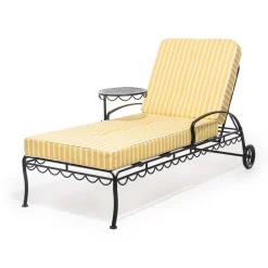 Business & Pleasure Co. The Al Fresco Sun Lounger Cushion - Monaco Mimosa Stripe