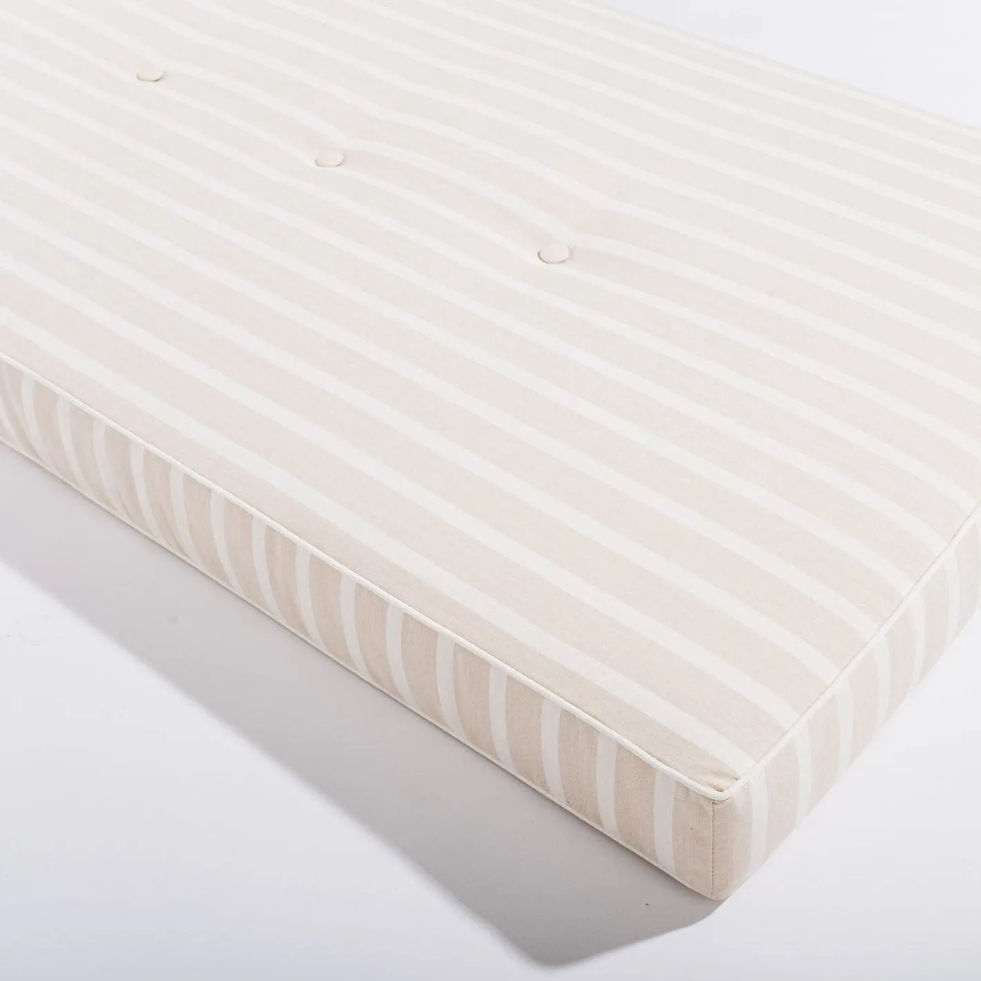 Business & Pleasure Co. The Al Fresco Sun Lounger Cushion - Monaco Natural Stripe
