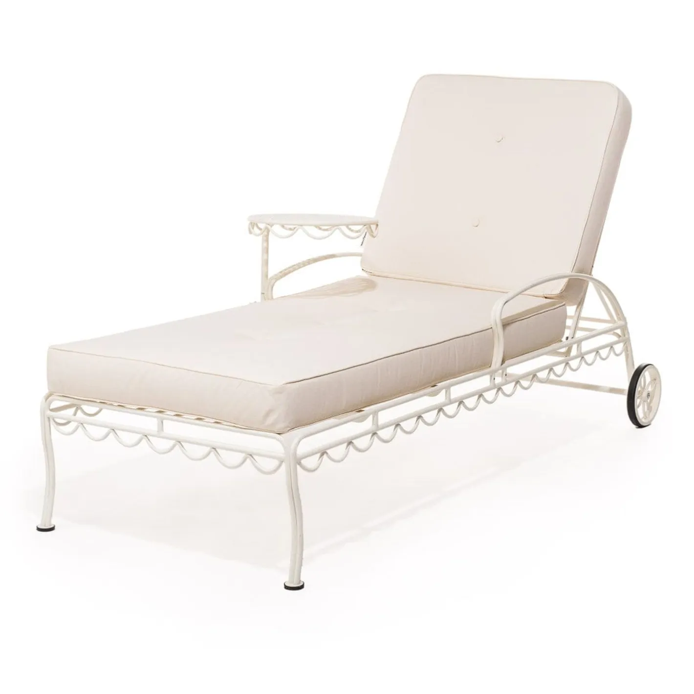 Business & Pleasure Co. The Al Fresco Sun Lounger Cushion - Off White