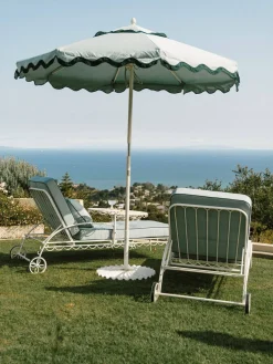Business & Pleasure Co. The Al Fresco Sun Lounger Cushion - Rivie Green