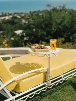 Business & Pleasure Co. The Al Fresco Sun Lounger Cushion - Rivie Mimosa