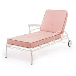 Business & Pleasure Co. The Al Fresco Sun Lounger Cushion - Rivie Pink