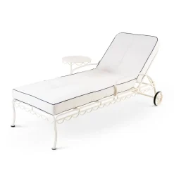 Business & Pleasure Co. The Al Fresco Sun Lounger Cushion - Rivie White
