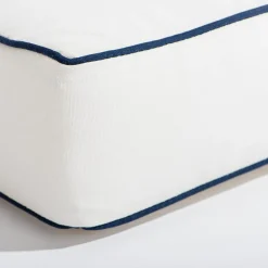 Business & Pleasure Co. The Al Fresco Sun Lounger Cushion - Rivie White