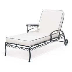 Business & Pleasure Co. The Al Fresco Sun Lounger Cushion - Rivie White
