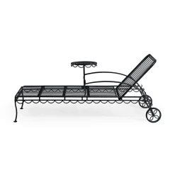Business & Pleasure Co. The Al Fresco Sun Lounger - Vintage Black