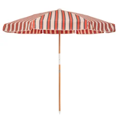 Business & Pleasure Co. The Amalfi Umbrella - Bistro Dusty Pink Stripe
