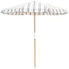 Business & Pleasure Co. The Amalfi Umbrella - Black Two Stripe