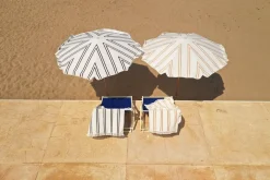 Business & Pleasure Co. The Amalfi Umbrella - Black Two Stripe