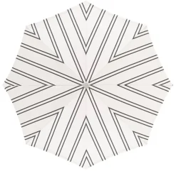 Business & Pleasure Co. The Amalfi Umbrella - Black Two Stripe
